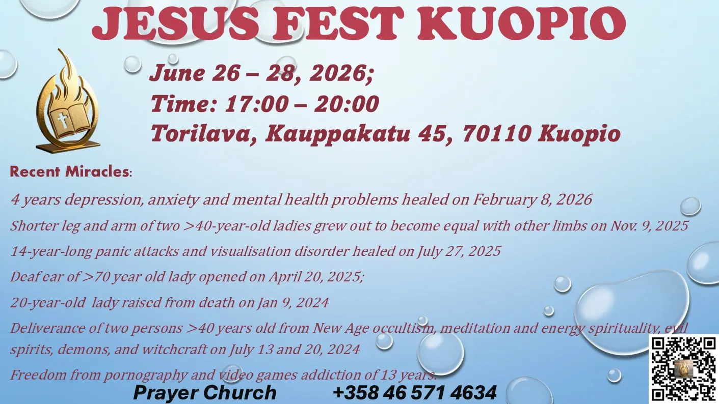 Jesus Fest Kuopio 2026 flyer