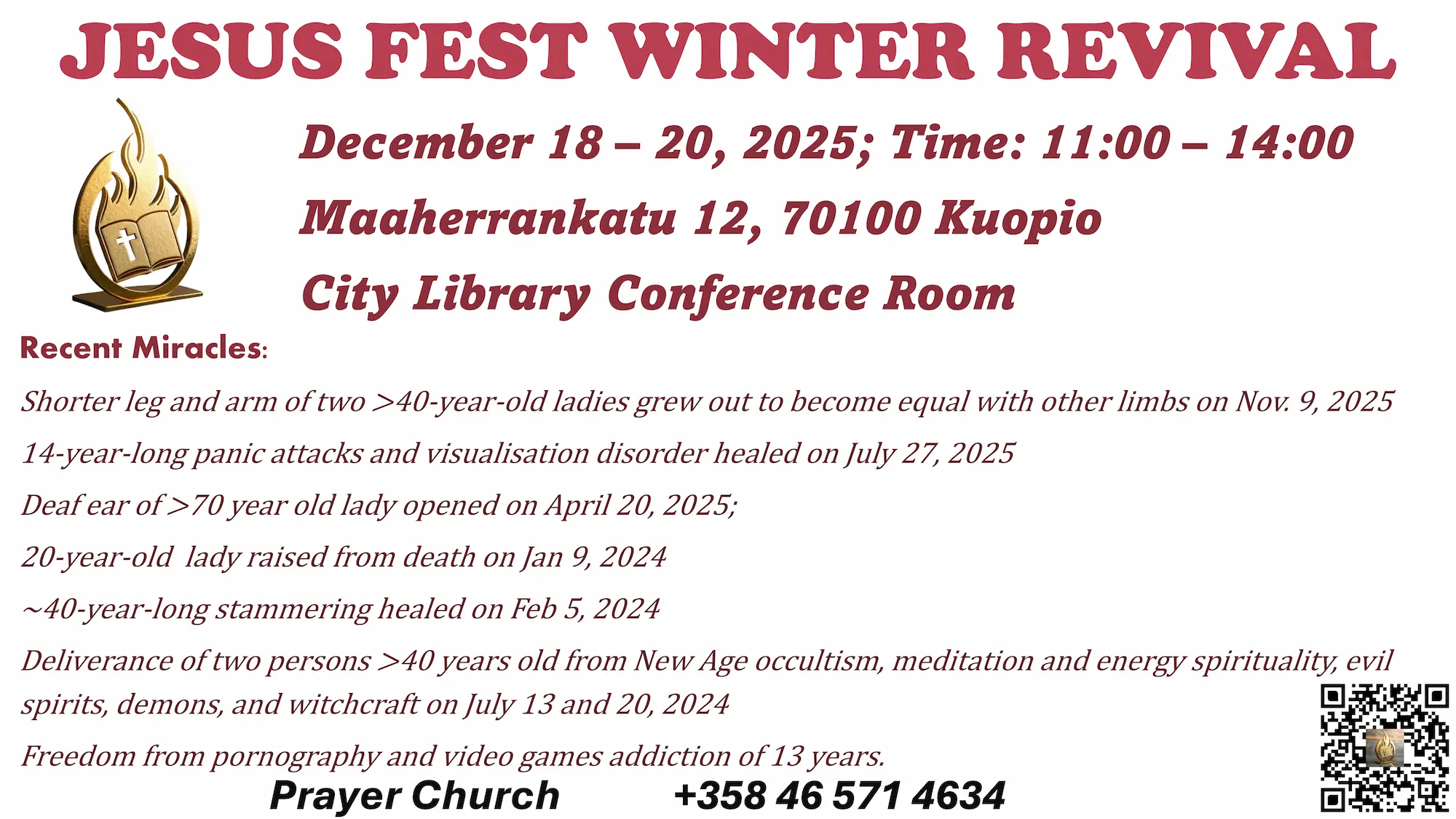 Jesus Fest Winter Revival flyer