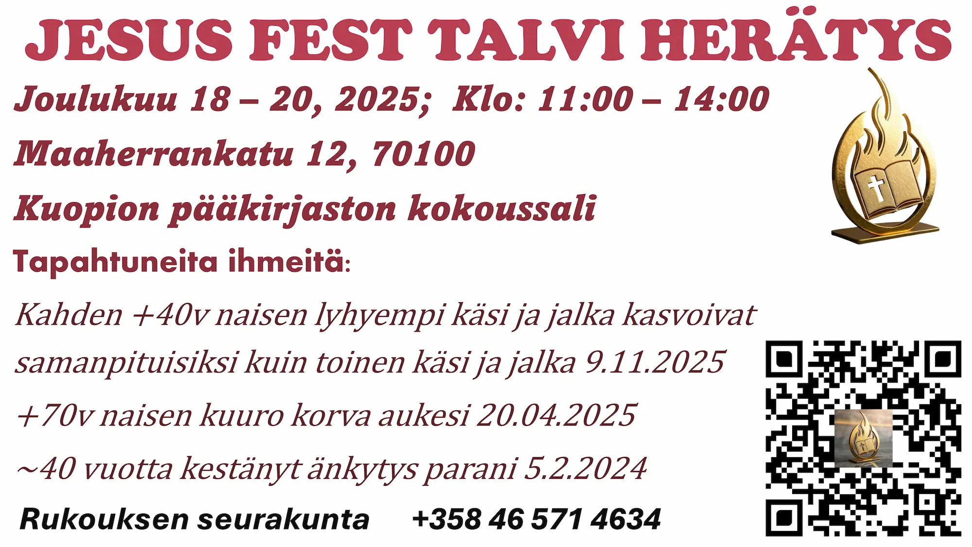 Jesus Fest Talvi Herätys esite