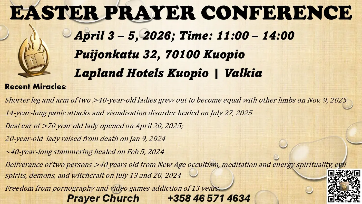 Easter Prayer Conference 2026 flyer